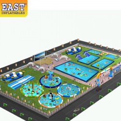 Parco Di Divertimenti Mobile Gonfiabile Dell Acqua Parco Di Divertimenti Mobile Gonfiabile Dell Acqua