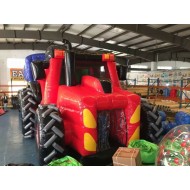 Corsa Ad Ostacoli Del Rimorchio Di Trattore