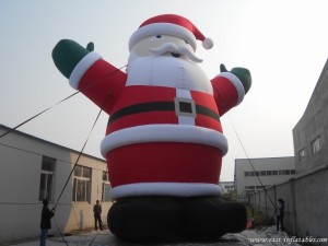 Inflatable decorations for Christmas