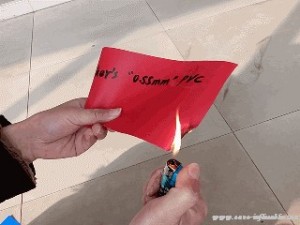 Test di resistenza al fuoco dei teloni in PVC